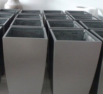 Fiberglass planters