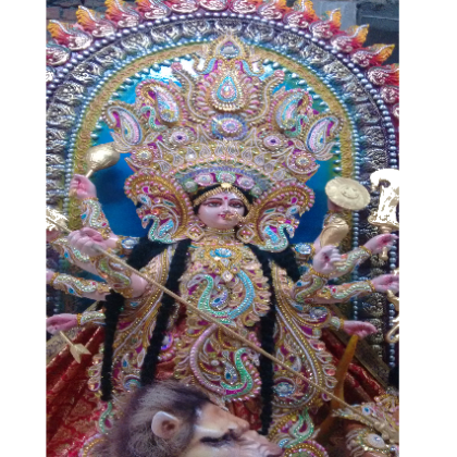 Fiberglass Maa Durga Statue