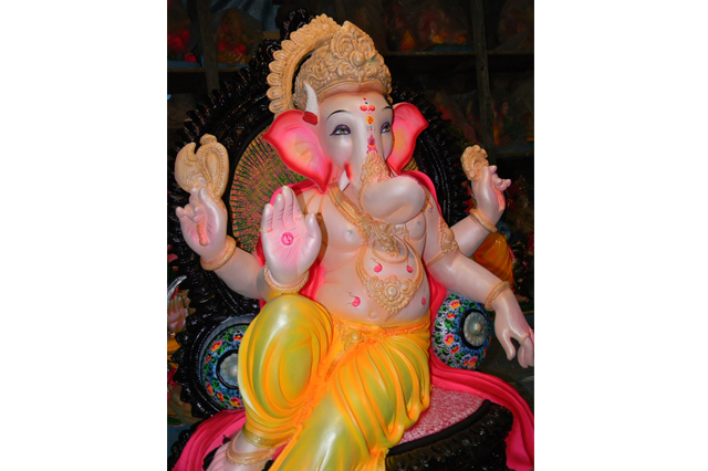 Fiberglass Ganesha in Blessing mode