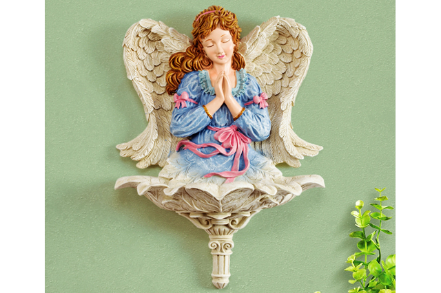 Fiberglass Praying Angle Statue