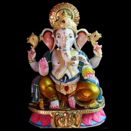 Fiberglass sitting Ganesha