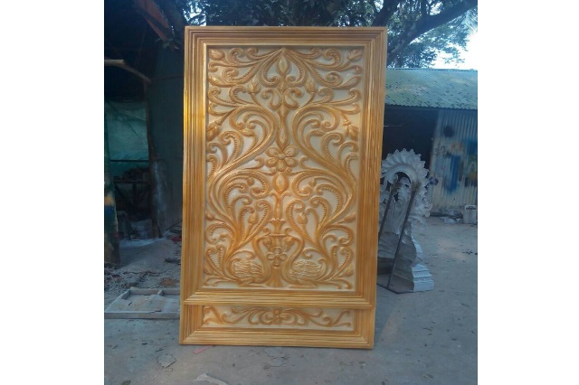 Fiberglass Golden Finsh Back Drop