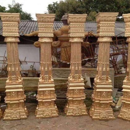 Fiberglass Golden Finish pillars