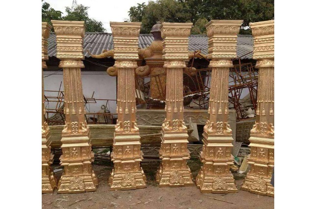 Fiberglass Golden Finish pillars