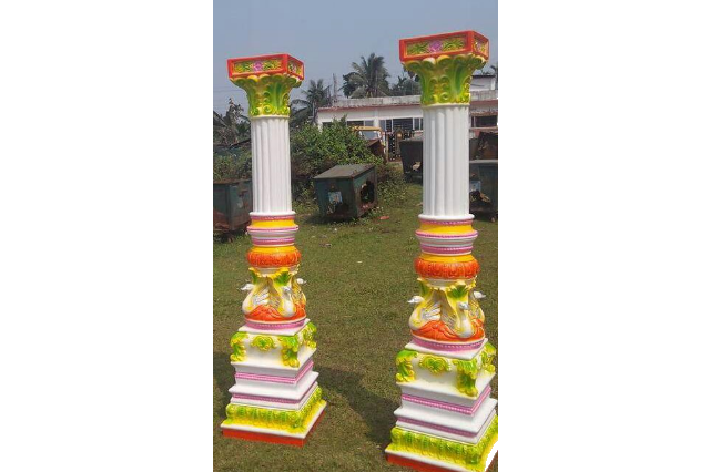 Fiberglass Temple pillars