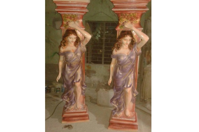 Fiberglass Statue pillars