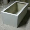 Fiberglass White finish planters