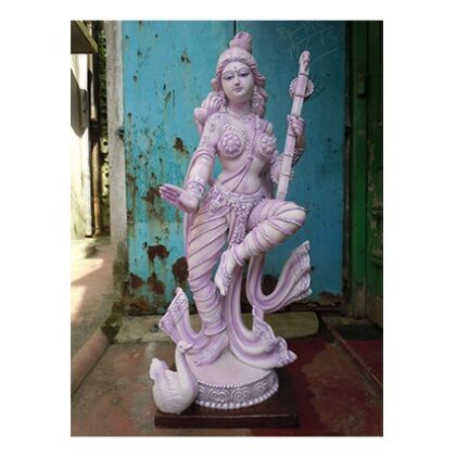 Fiber Maa Saraswati Statue