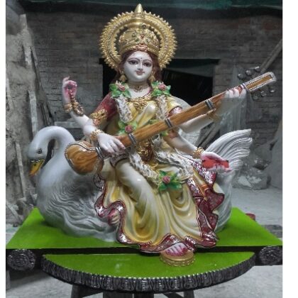 Fiberglass Saraswati Statue