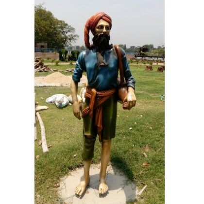 Fiberglass Baul Sculpture