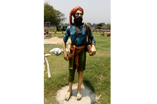 Fiberglass Baul Sculpture