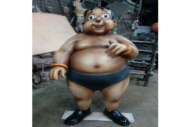 Fiberglass Mottu Sculpture