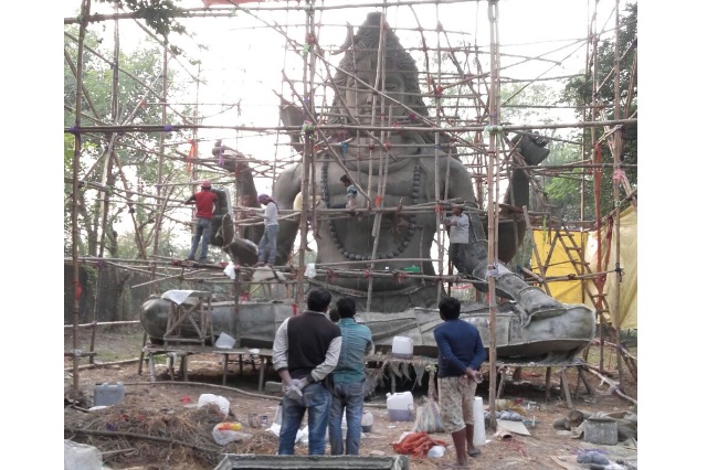 Fiberglass 35 feet Lord Shiva Statue