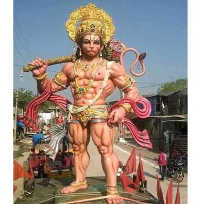 30 Feet Fiber Lord Hanuman Statue