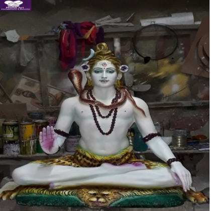 Fiber Sitting Lord Shiva