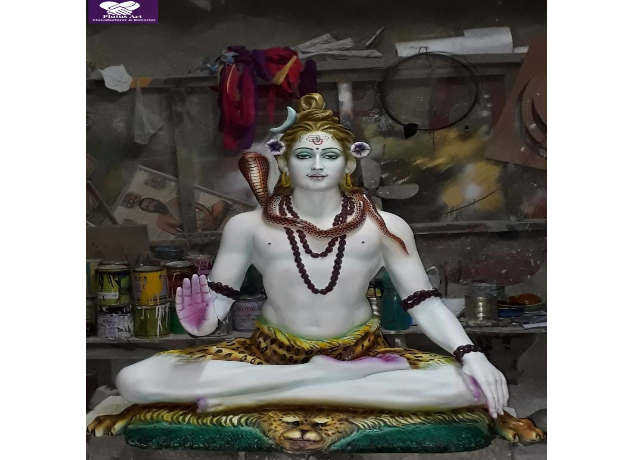 Fiber Sitting Lord Shiva