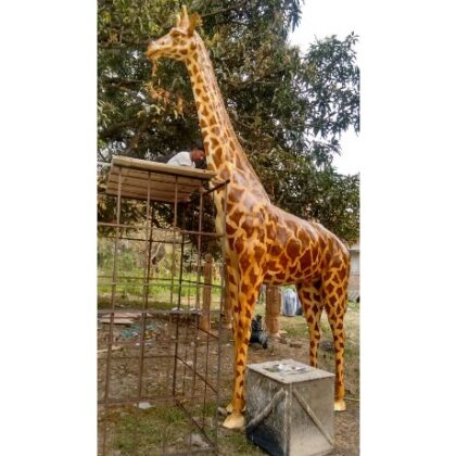Fiberglass Giraffe Sculpture