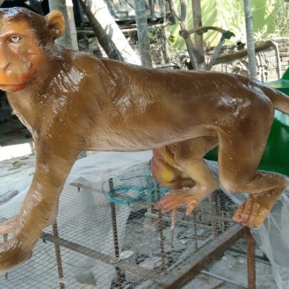 Fiberglass Monkey Statue