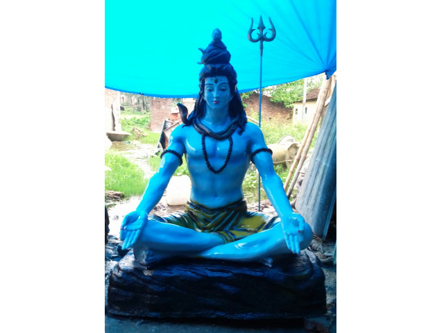 Fiberglass 6 feet Lord Shiva Statue