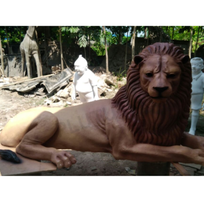 Fiberglass Lion Sculptures