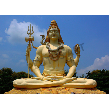 Fiberglass 51 feet lord Shiva Statue