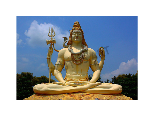 Fiberglass 51 feet lord Shiva Statue