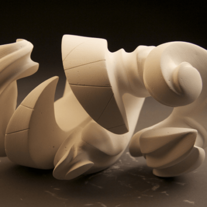 Spinning Abstract Sculpture Design