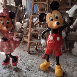 Fiber Cartoon Statue Avtar and Jadu - Plutus Art Fiber Cartoon Statue Avtar and Jadu - Plutus Art