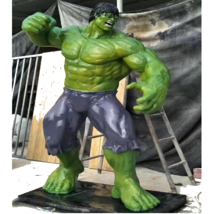 Fiber Hulk Statues