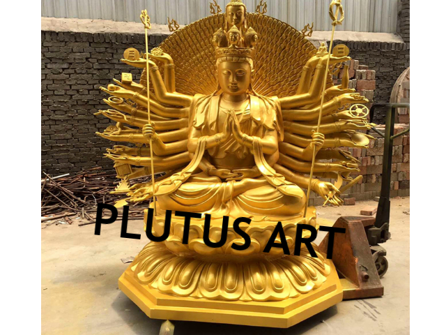 Fiber 1000 Hand Lord Buddha Statue