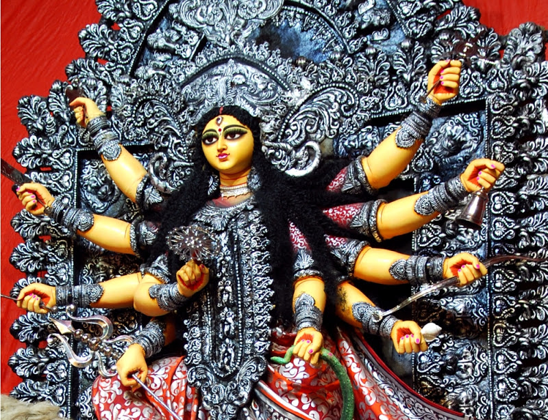 Fiber maa durga idol