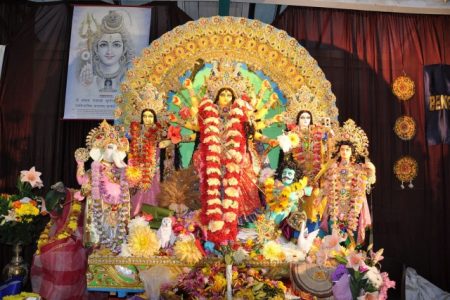 Fiberglass Akchali Maa Durga