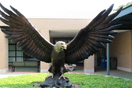 Fiberglass Eagle Sculpture
