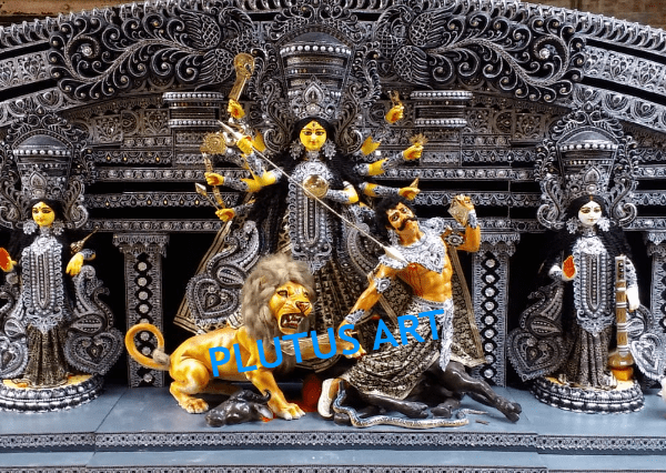 Fiberglass Durga Idol