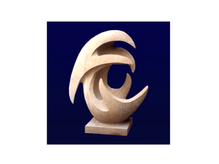Fiberglass Abstract Sculpture