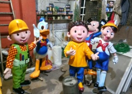 Fiberglass Cartoon Statues