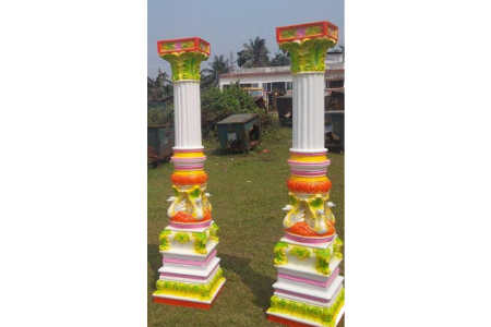 Fiberglass Temple Pillars for Wedding Decoration