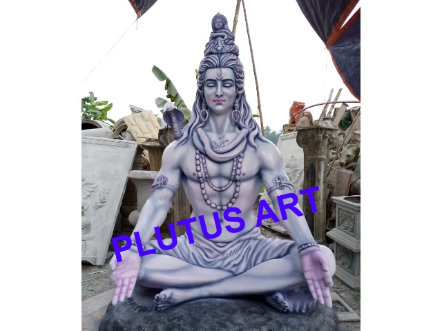 7 Feet Height Fiberglass Shiva Statue by Plutus Art – Premium Craftsmanship with Lifelong Durability