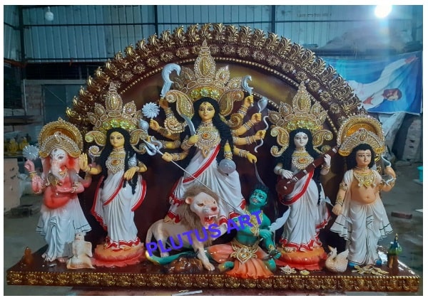 Fiberglass Maa Durga Idol