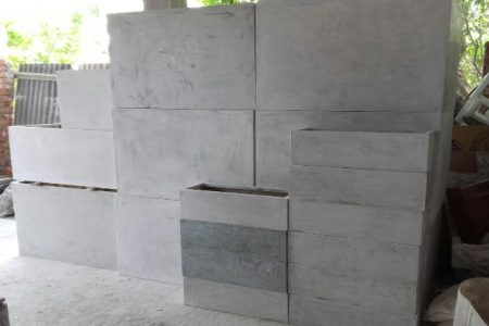 Fiberglass Planters Unfinished and Fiber Quoted