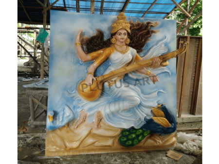 Fiberglass Maa Saraswati Statue