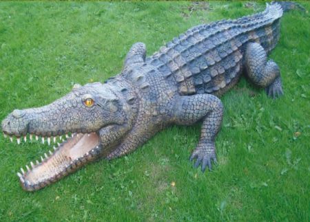 Fiberglass Crocodile Sculpture