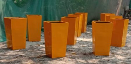 FRP Square Shape Planters in Variety Colors